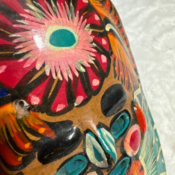 Mexican Pottery Mask Guererro Storyteller Ceramics Mayan Aztec Face Wall Hanging - Picture 5 of 9